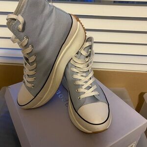 Madden Girl Light Blue High-Top Sneakers